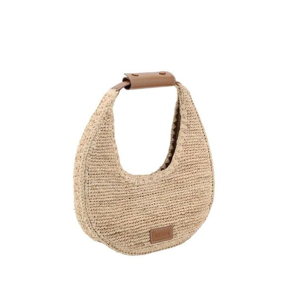 Staud Beige Raffia Women's Handbag - Picture 3 of 4